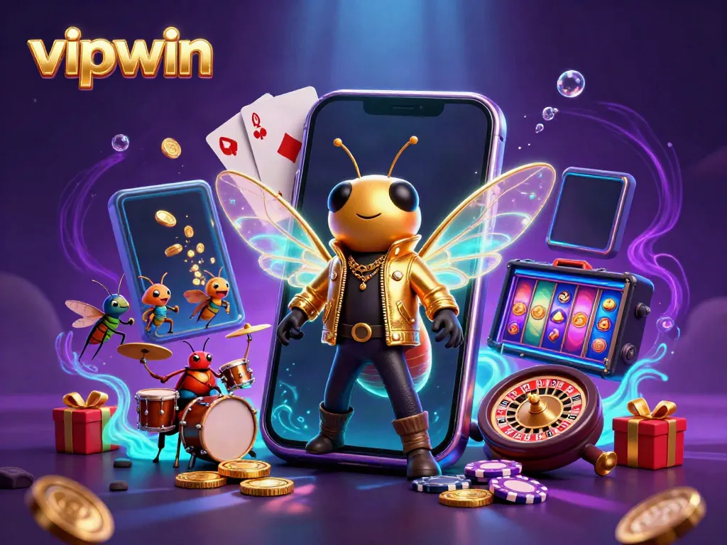 Experience thrilling games at vipwin with captivating characters and dynamic casino elements.