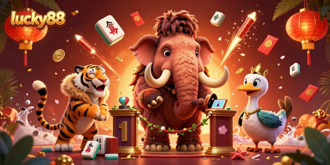 Engage in winning strategies with lucky88, as a woolly mammoth bouncer checks IDs at an exclusive casino.