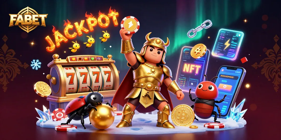 Join the fun at FABET with this vibrant casino illustration showcasing thrilling games and big wins.