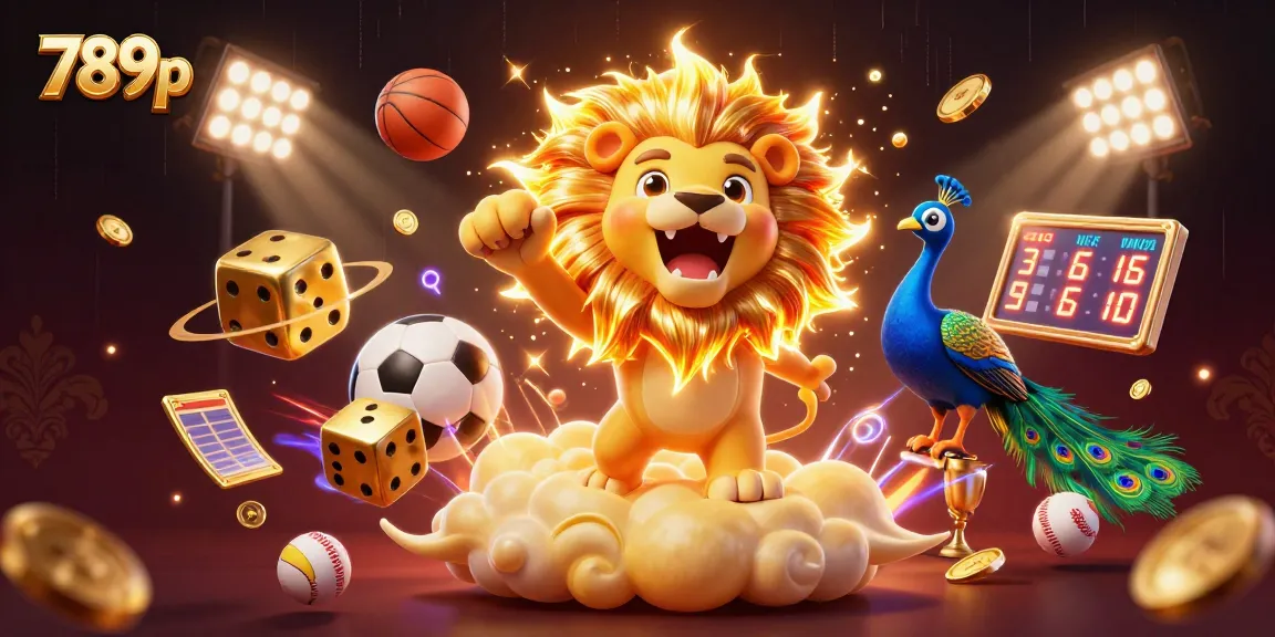 Experience the thrilling game moments with 789p, featuring vibrant casino characters and dynamic sports betting elements.